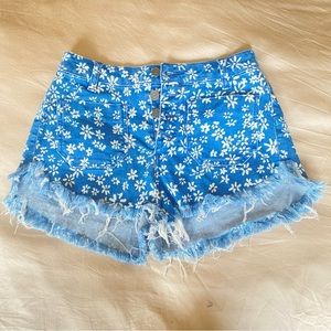 Volcom daisy high waisted shorts